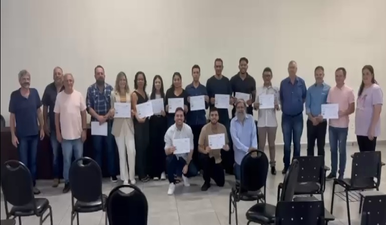 Formatura da 3 turma do curso de Processamento de Milho 